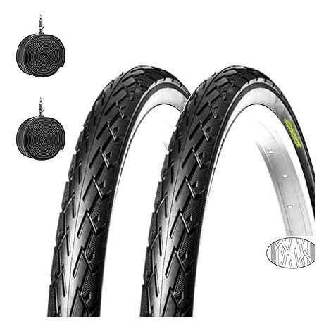 2 COPERTONI 700 X 28 C + CAMERE PNEUMATICI STRADALI 28-622 X BICICLETTA TREKKING Ecovelo