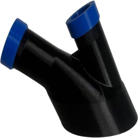Outil de nettoyage automobile avec double fonction souffleur et aspirateur, forme ovale pour un nettoyage efficace, ouverture de 8,25 x 5,7 cm (1/5)