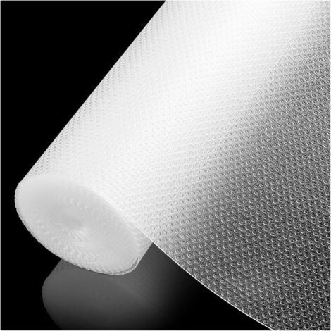 Tapis de protection pour étagère de placard de cuisine 45x500cm, antiadhésif, antidérapant et imperméable, adapté aux espaces de rangement. (1/5)