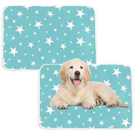 Lot de 2 coussinets anti-pipi lavables pour chiens, imperméables et réutilisables Tapis d'entraînement pour chiot Taille(50x70cm) (1/5)
