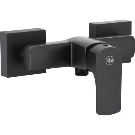 Kfa Mokait Black Duscharmatur Matt Schwarz Modernes Design