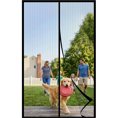 Moustiquaire Porte Fenetre 130x240, Moustiquaire AimantéE MagnéTique, Rideau Anti Mouche, Mosquito Net, Fly Screens For Doors (1/5)