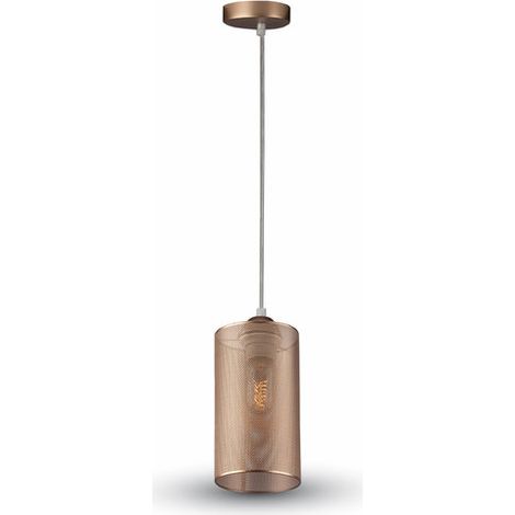 Pendant Light 1MT E27 Elegant Stylish Ф130mm - Métal - Mod VT-7132 - SKU 3827 - Champagne Gold (1/5)