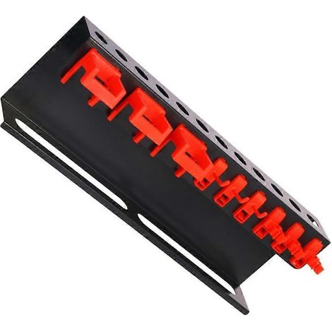 Étagère de rangement en plastique pour outils de nettoyage automobile, pour un garage propre et rangé. (1/5)