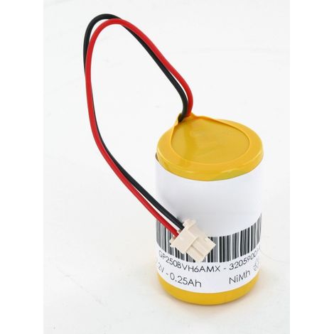 Batterie 7.2V 250mAh pour Visonic MCS-700, 0-9912-J