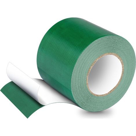 Ruban de Bâche, Ruban de Réparation pour Bâches en Tissu, Patchs de Bâche, 5M8CM, pour Bâche de Camion, Auvent, Tente, vert (1/5)