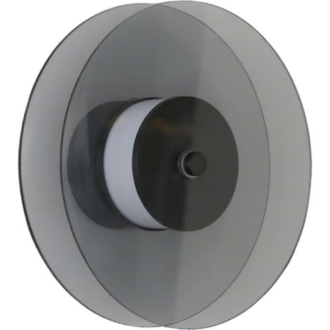 Applique murale moderne LED noire verre fumé CCT 6W Casy (1/5)