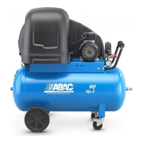 Abac - Compresseur à piston 2CV 230V Mono 10 bar 90L - S A29B 90 CM2 (1/3)