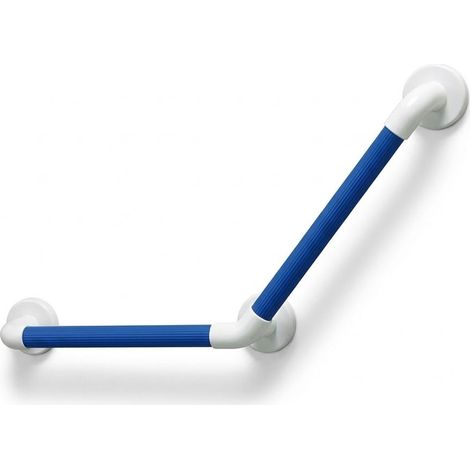 AKW 1400 Series 135 Degree Angled Grab Rail 450mm Length Blue