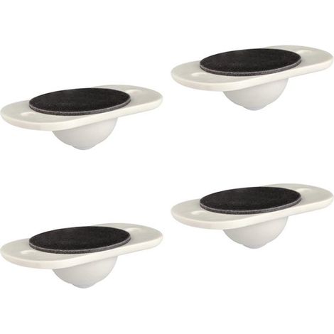 Ruote girevoli autoadesive per scatole portaoggetti,set da 8 pezzi,ruote a sfera in acciaio inox bianco,facili da spostare senza montaggio (1/2)