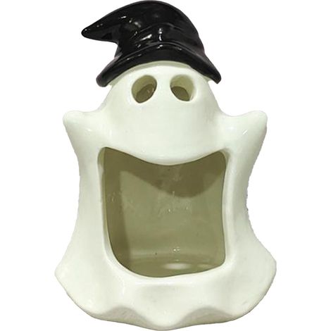 Support de bougie en porcelaine, figurine fantôme design, socle pour bougie, décoration chambre à coucher (1/5)