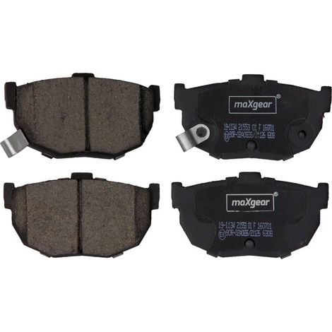 MAXGEAR 19-1134 Plaquettes de frein NISSAN 583022DA10
