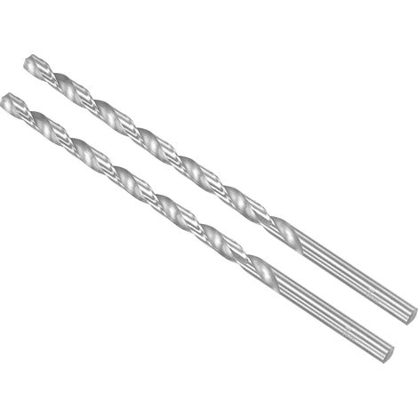 Forets Hélicoïdaux Extra Longs en Acier Rapide 8x200mm DxL 2 Pièces (1/5)