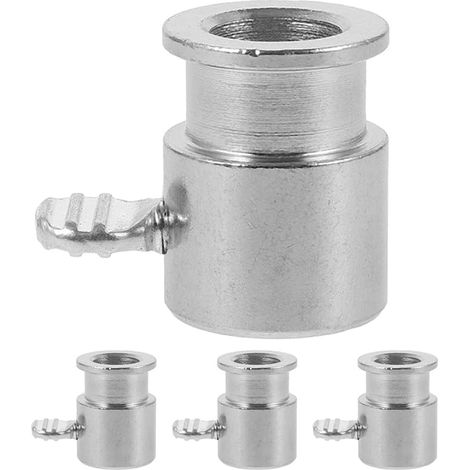 Lot de 4 Butées Chromées en Métal pour Broche de Barbecue à Gaz, Accessoires de Rôtisserie Robustes, Outils de Barbecue pour Cuisson Homogène en Extérieur (1/5)