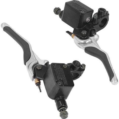 Leviers de frein gauche et droit (avec réservoir d'huile) pour motos YQ50 Aerox 1997-2013, pièces de rechange en alliage d'aluminium usinées CNC. (1/5)