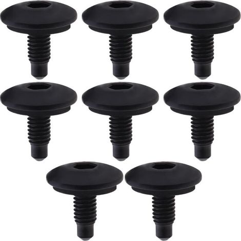 Lot de 8pcs Boulons Hexagonaux pour Toit de Voiture WHT006148 Compatible avec Amaro-k T5 T6 Compatible avec A4 S4 A5 S5 Q5 R8 RS5 RS4 Vis à Métal M6 x 15mm (1/4)