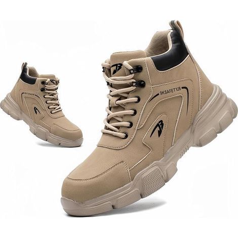 Chaussures de Sécurité Hommes Femme Légère Imperméables Chaussures de Travail Confortable Montante Bottines de Securite avec Embout en Acier Antidérapante Chaussure de Chantier (1/5)