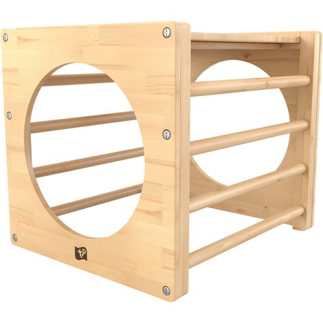 Cube d'escalade Montessori en bois FSC® (1/5)