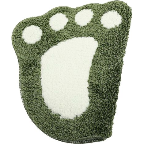 Tapis de bain vert à séchage rapide et absorbant, lot de 2. (1/5)