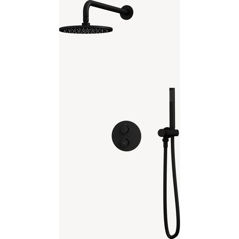 Pack ducha termostática negra - Corbeau (1/5)