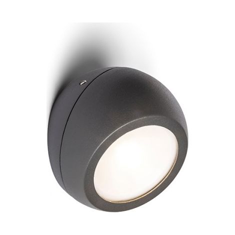 Lampada SIV applique / plafoniera grigio antracite 230V LED 6W 120° IP54 3000K