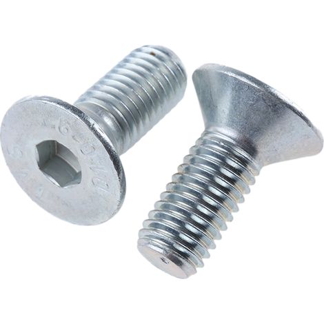 Vis à six pans creux, M12 x 30mm, tête Vis fraisée à tête creuse hexagonale, en Acier ( Prix pour Sachet de 50 )