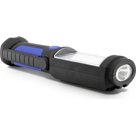 Lampe torche à LED multifonctions rechargeable - 2 modes d'éclairage - Avidsen - 103641