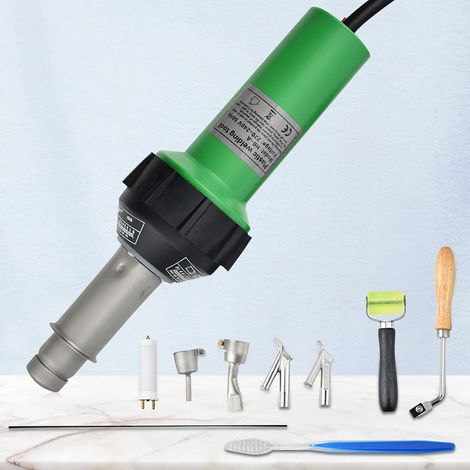 Décapeur thermique 1600W – Température max 600°C – Soudure plastique précise – Buse réglable pour applications professionnelles (1/5)