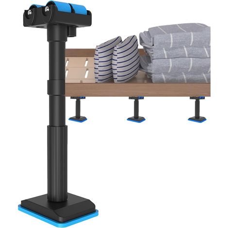 Support barre pour armoire Levage Porteur Et Convivial Poteau de Levage Robuste Réglable en Hauteur Pour Cuisine Salle De Bain Étagère Placards Dressing Armoire Garage Atelier (1/5)