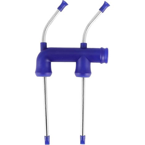 Distributeur de bière Double Snorkel pour fêtes étudiantes, tireuse à pression portable en plastique, kit de service de 2 pièces, idéal soirées et rassemblements. (1/5)