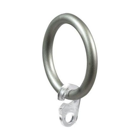 8 anelli nichel per tubo tenda di diametro 20 mm