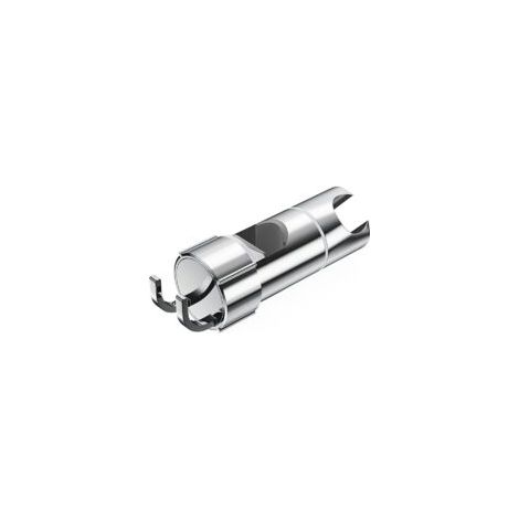Soporte ajustable para cabezal de ducha con 2 ganchos para cabezales de ducha de 19-22 mm, soporte universal para barras de ducha de 16-27 mm, soporte de ABS para ducha de mano - Crezuo (1/4)