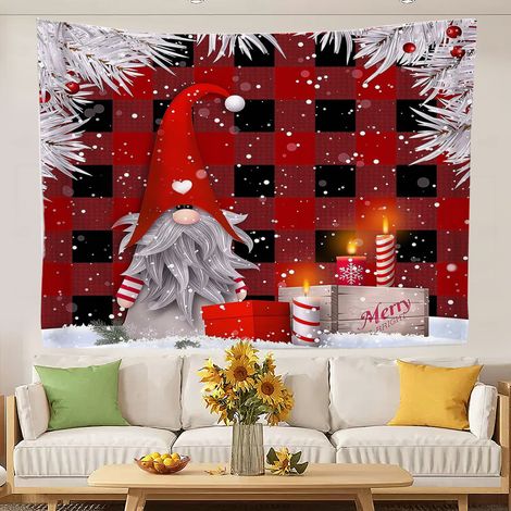 Tapisserie murale amusante au design attrayant, nappe décorative pour la chambre et la maison 150x130cm (1/5)