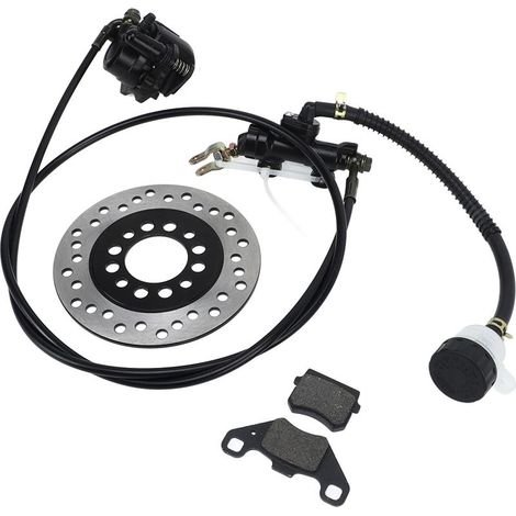 Kit of Brake to Disc, Pad of Brake and Disc Rotor for Dirt Bike Quad ATV Go Kart 50cc 110cc 125cc 150cc 200cc 250cc (1/5)