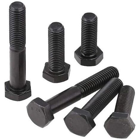 20pcs Hex Socket Head Screws, Class 12.9 Blackened High Strength External Hex Bolt, M6 40mm,