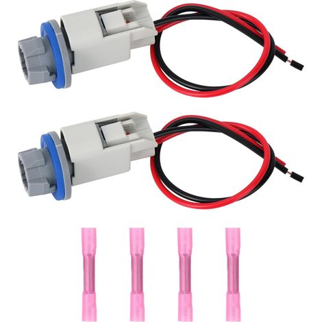 2pcs Kit de Prise de Connecteur d'Éclairage Plaque d'Immatriculation & Faisceau Câbles, Douille d'Ampoule pour Ford F-150 2004-2021 Explorer 2006-2010 Ranger 1998-2011 F81Z-13411-AA (1/5)