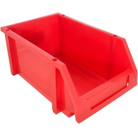 Boîte De Stockage - Polypropylène - 310x195x135 mm - Empilable En Cascade - Lot De 4 Avec Supports