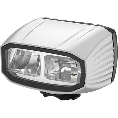 Wiederaufladbare Fahrrad-Frontleuchte, 1000 Lumen, wasserdicht, Abblend- und Fernlicht, ideal für Outdoor-Aktivitäten wie Radfahren und Camping, weiß (1/4)
