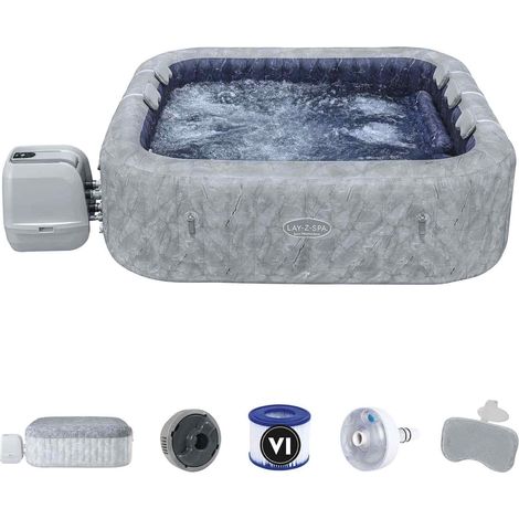 Spa hinchable San Francisco para 7 personas, 230 x 230 x 71 cm, Bestway 6001Q (1/5)