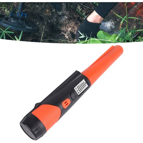 Détecteur de métaux orange avec écran LCD, détecteur de chasse au trésor (1/5)