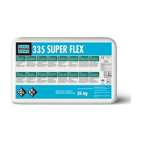 Collante per piastrelle 335 superflex grigio c2te s1 laticrete