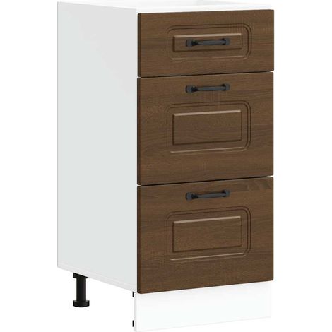 Maison Exclusive - Base da Cucina Kalmar Rovere Marrone in Legno Multistrato