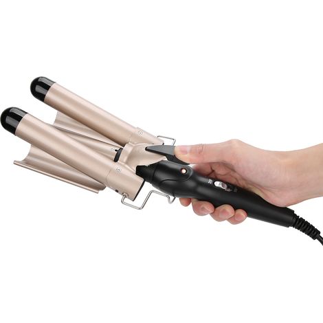 3-in-1 Haarglätter, Lockenstab, Haarglätter und Kreppeisen, 28 mm, Universalspannung 110–240 V für das Haarstyling zu Hause (1/5)