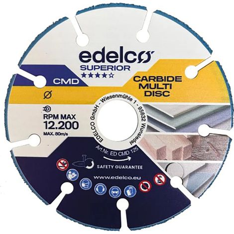 Carbidscheibe edelco 115 mm Metall Holz schneiden