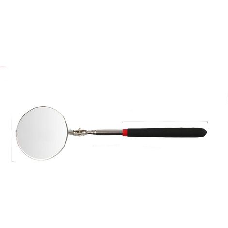 Miroir d'inspection télescopique, miroir mécanique télescopique rectangulaire avec poignée allongée, miroir d'inspection rotatif à 360 degrés pour vérifier l'état du véhicule (dimensions)