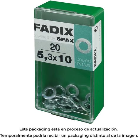 Paquete 20 Ud. Arandela DIN 125 5,3x10 mm S