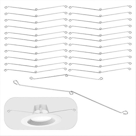 Clips à ressort pour luminaires encastrés et accessoires d'éclairage encastré (1/5)