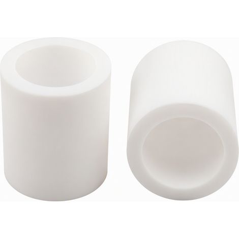 Capuchon de protection en silicone souple blanc, capuchon de tube diamètre intérieur 150 mm résistant à la chaleur pour gros tube