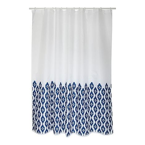 TENDA PER DOCCIA IN TESSUTO POLIESTERE IKAT cm 180x200