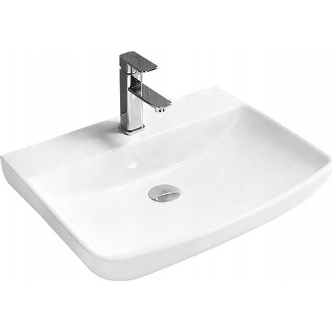 Mexen Lili lavabo sobre encimera 60 x 47 cm, blanco - 21136000 (1/2)